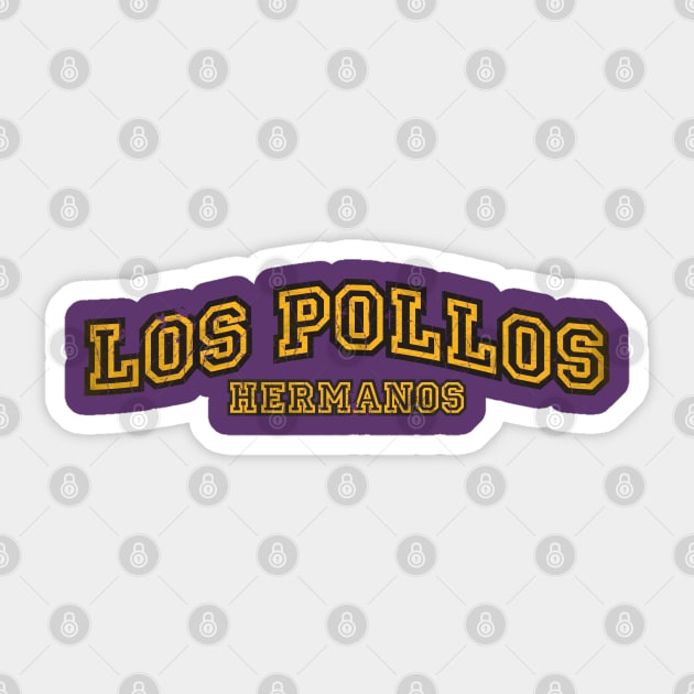Los Pollos Hermanos University Sticker by Fashion Sitejob